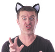 SERRE TÊTE CHAT BLANC ET NOIR