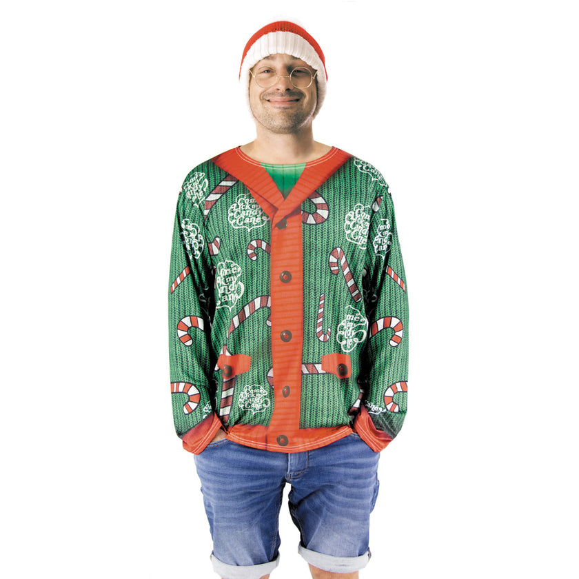 TSHIRT CHANDAIL MOCHE DE NOEL PHOTOREALISTIC