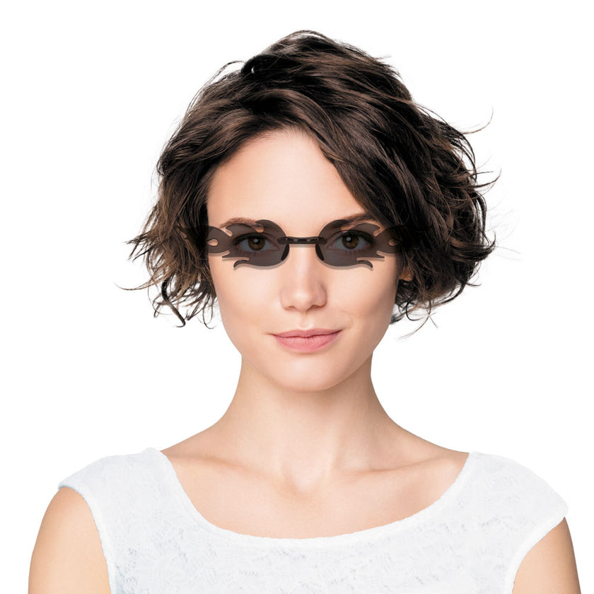 LUNETTES FLAMMES NOIR