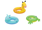 bouée gonflable avec tête animal hippopotame 50cm