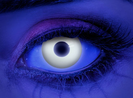 lentilles de contact uv neon fluo blanc 12 mois