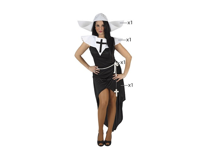 déguisement de religieuse sexy 4pcs femme