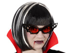 lunettes gag halloween chauve-souris noir adulte