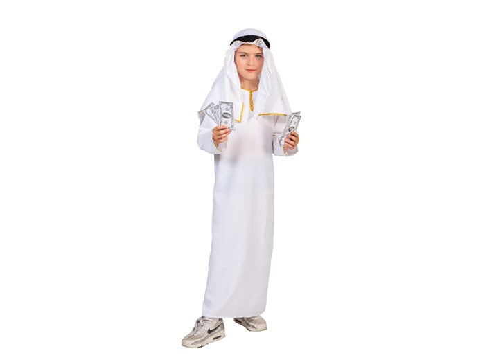 déguisement de cheik blanc enfant