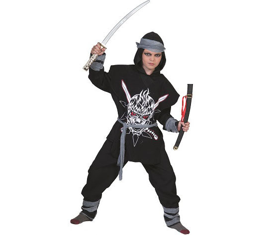 déguisement ninja noir pour enfant