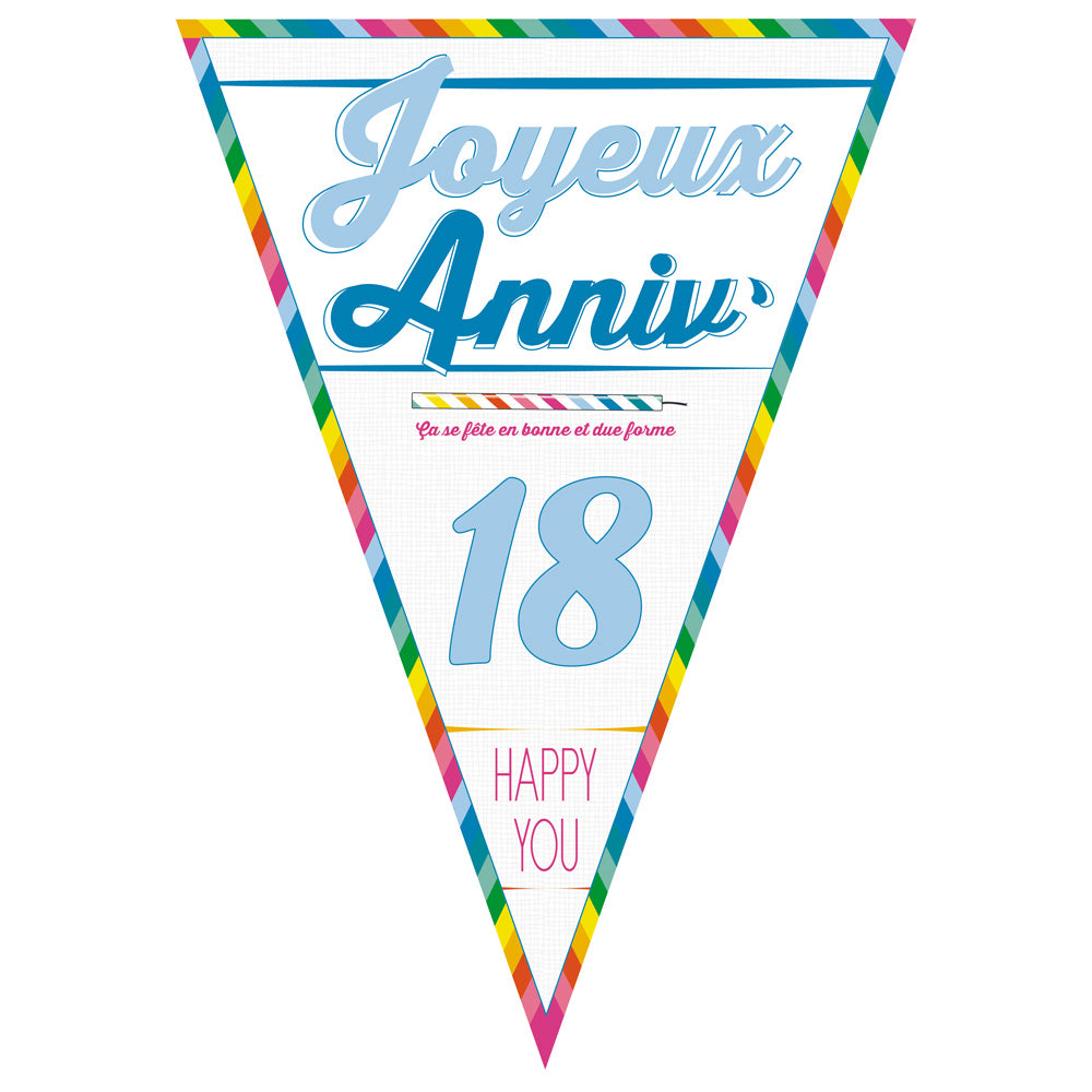 GUIRLANDE 18 ANS 4M