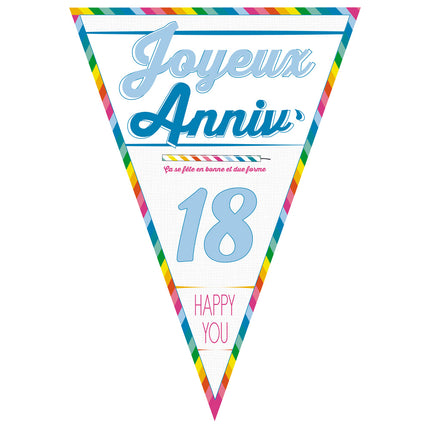 GUIRLANDE 18 ANS 4M