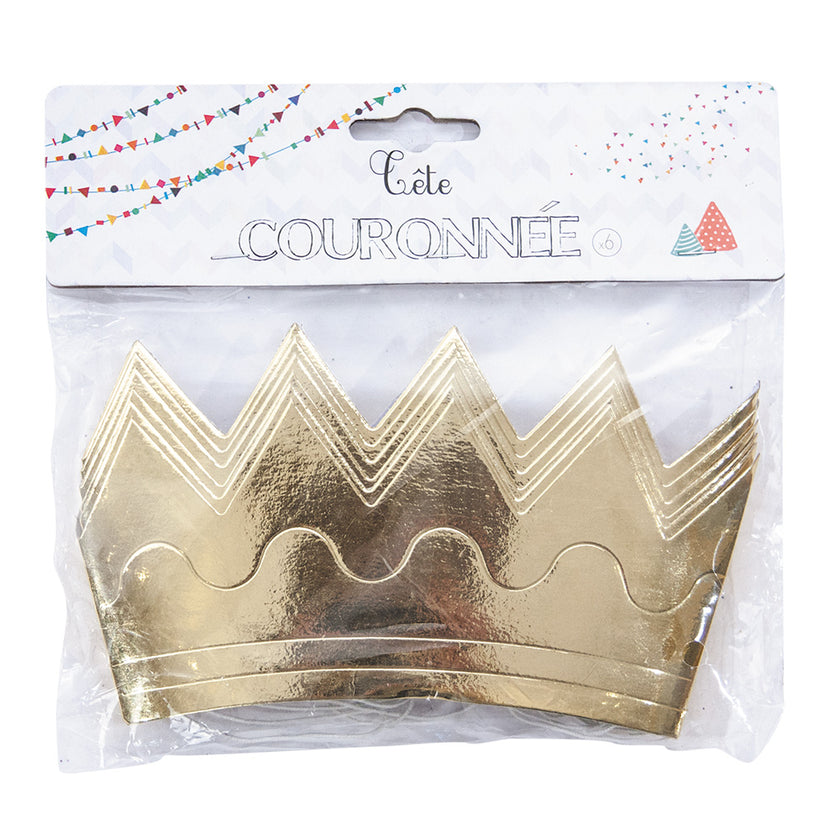 6 COURONNES OR