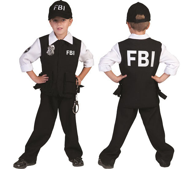 déguisement de policier f.b.i enfant