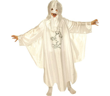 déguisement de fantôme avec cagoule enfant
