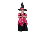 déguisement de sorcière rose noir enfant
