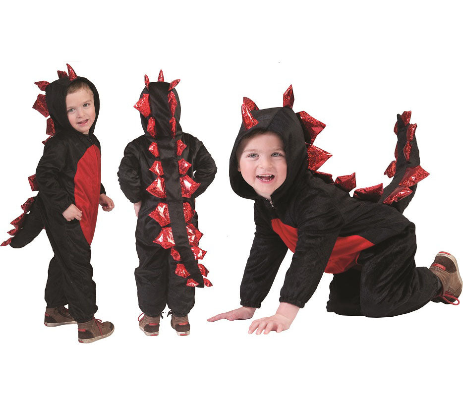 déguisement de dragon noir enfant