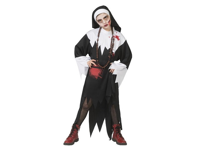 déguisement de nonne zombie enfant