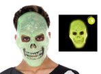 masque coque crâne glow in the dark adulte