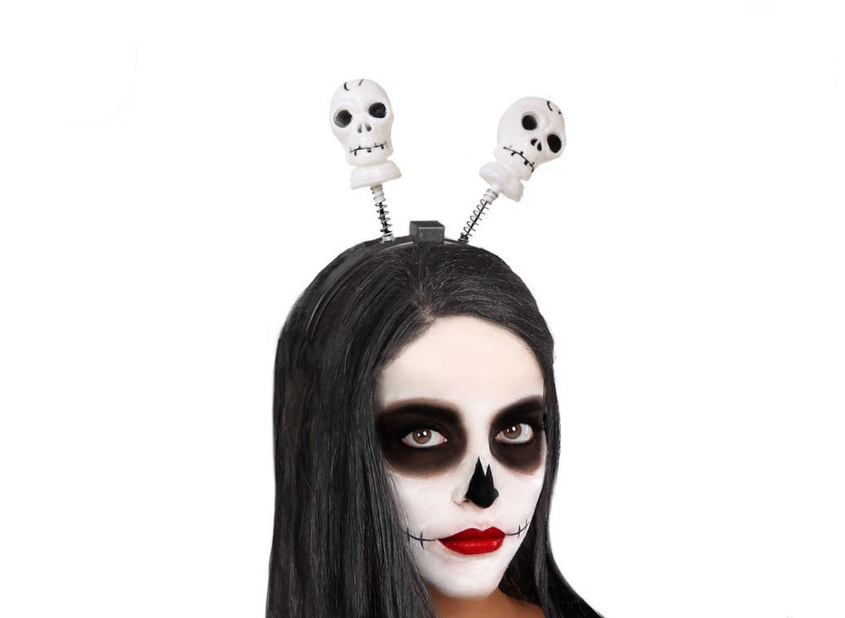 serre-tête lumineux led crânes halloween