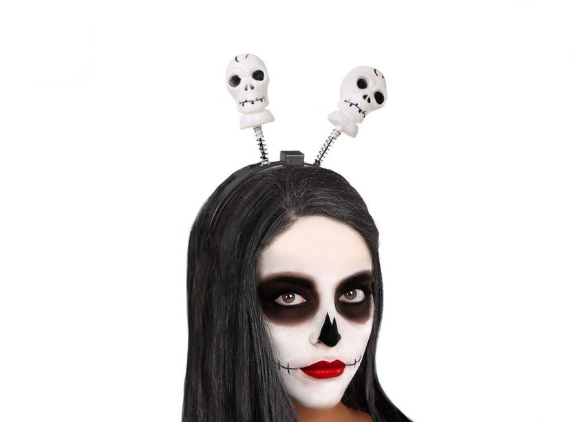 serre-tête lumineux led crânes halloween