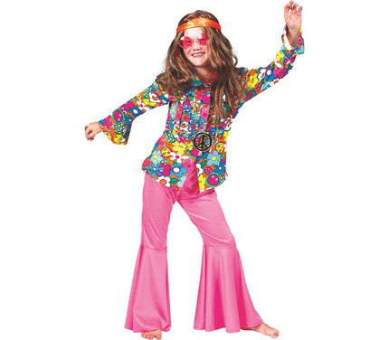 pantalon rose hippie pour enfant