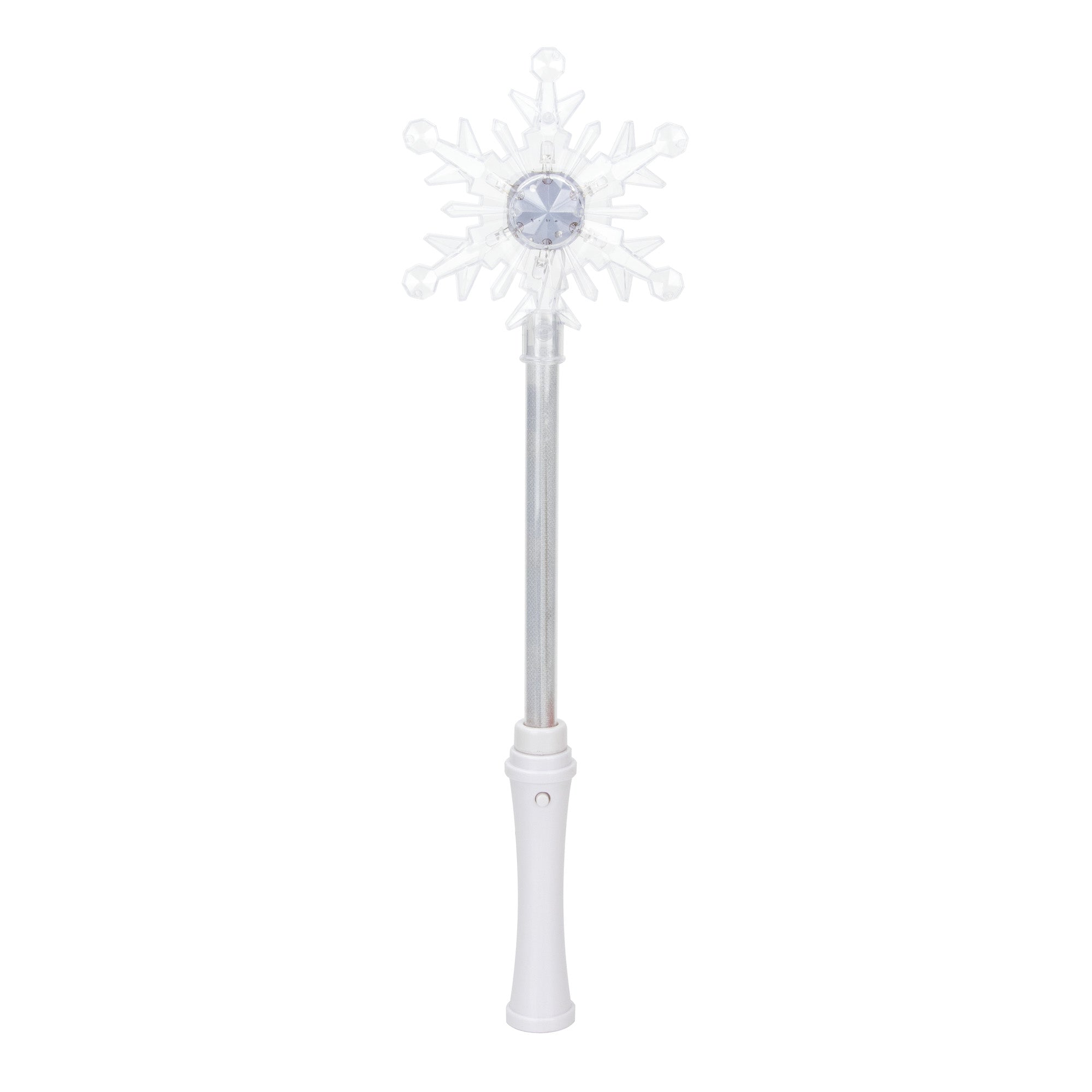BAGUETTE MAGIQUE FLOCON DE NEIGE 38CM
