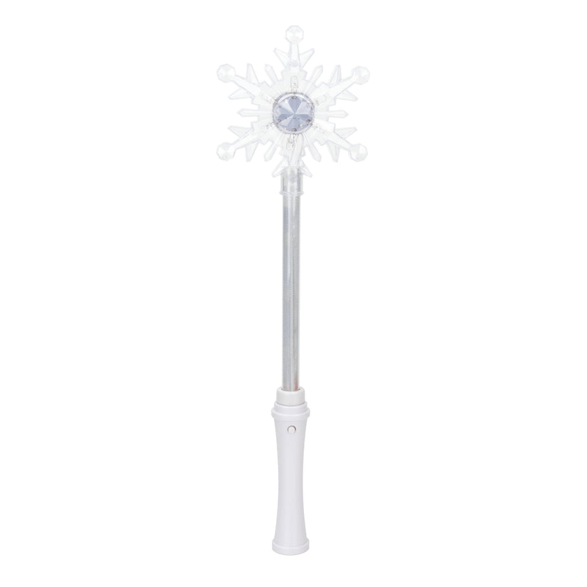 BAGUETTE MAGIQUE FLOCON DE NEIGE 38CM
