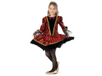 déguisement baroque burchard rouge fille
