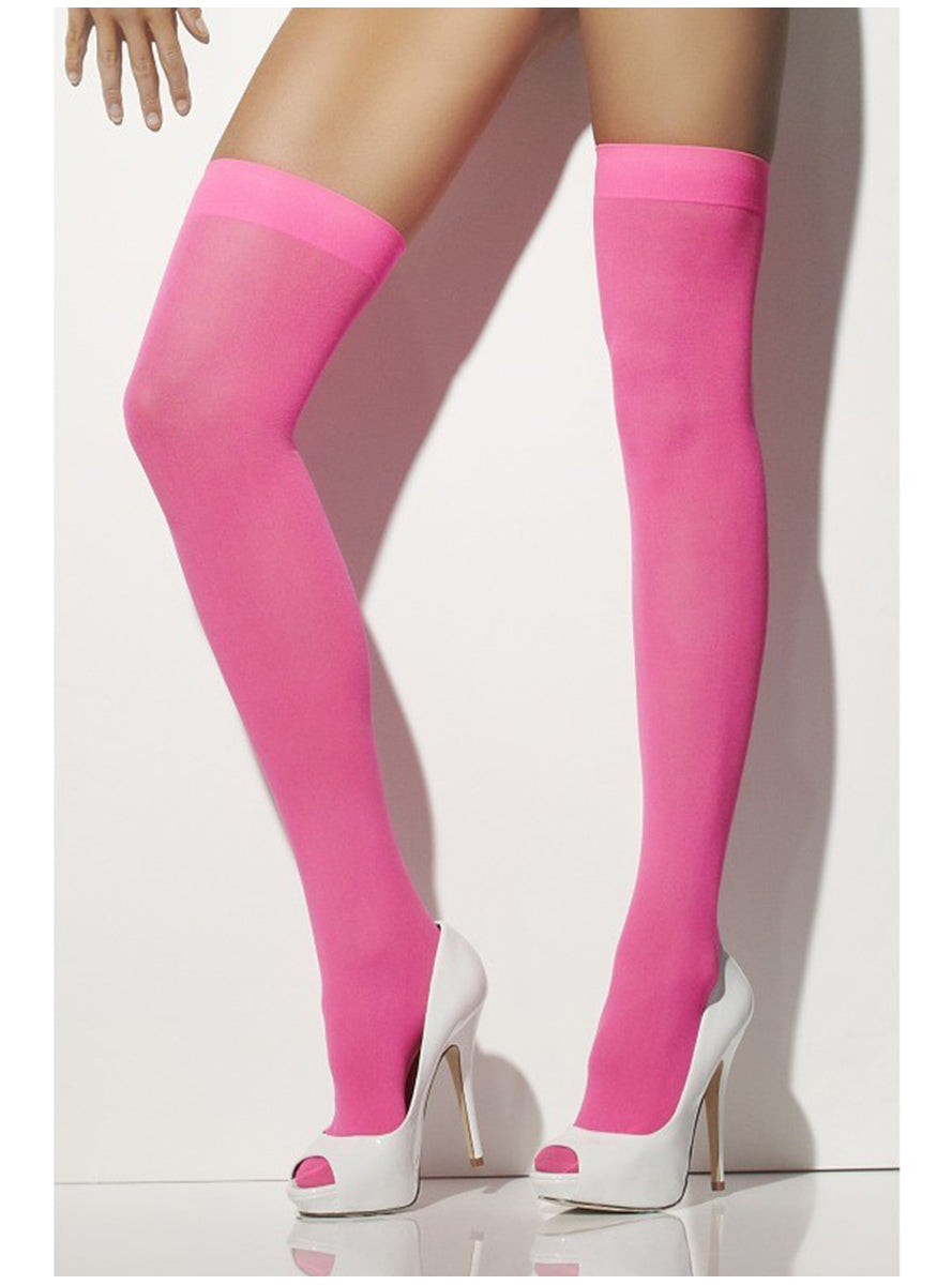Bas roses fluo