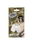 Plaques identificatrices avec chaine