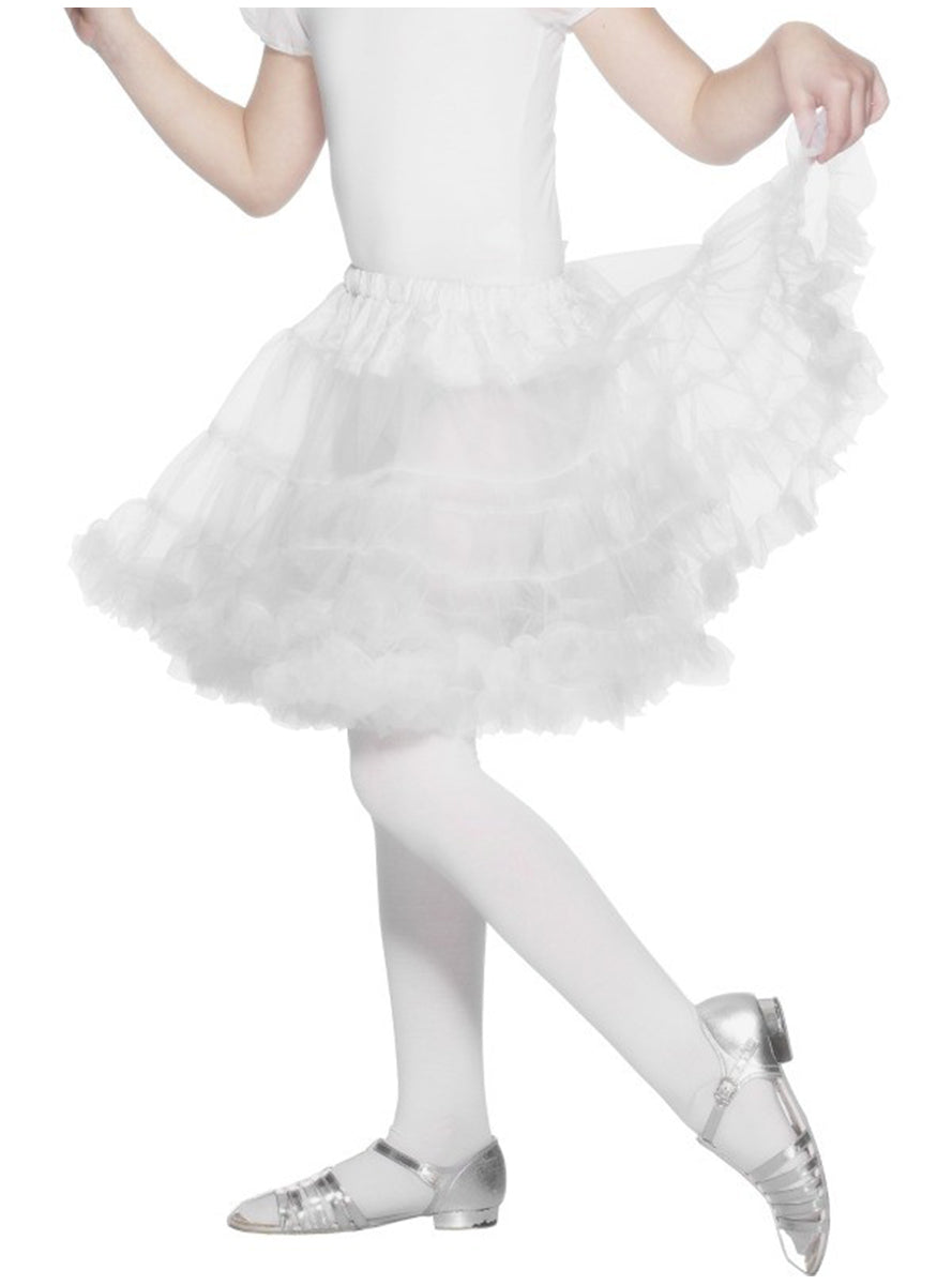 Jupon blanc fille