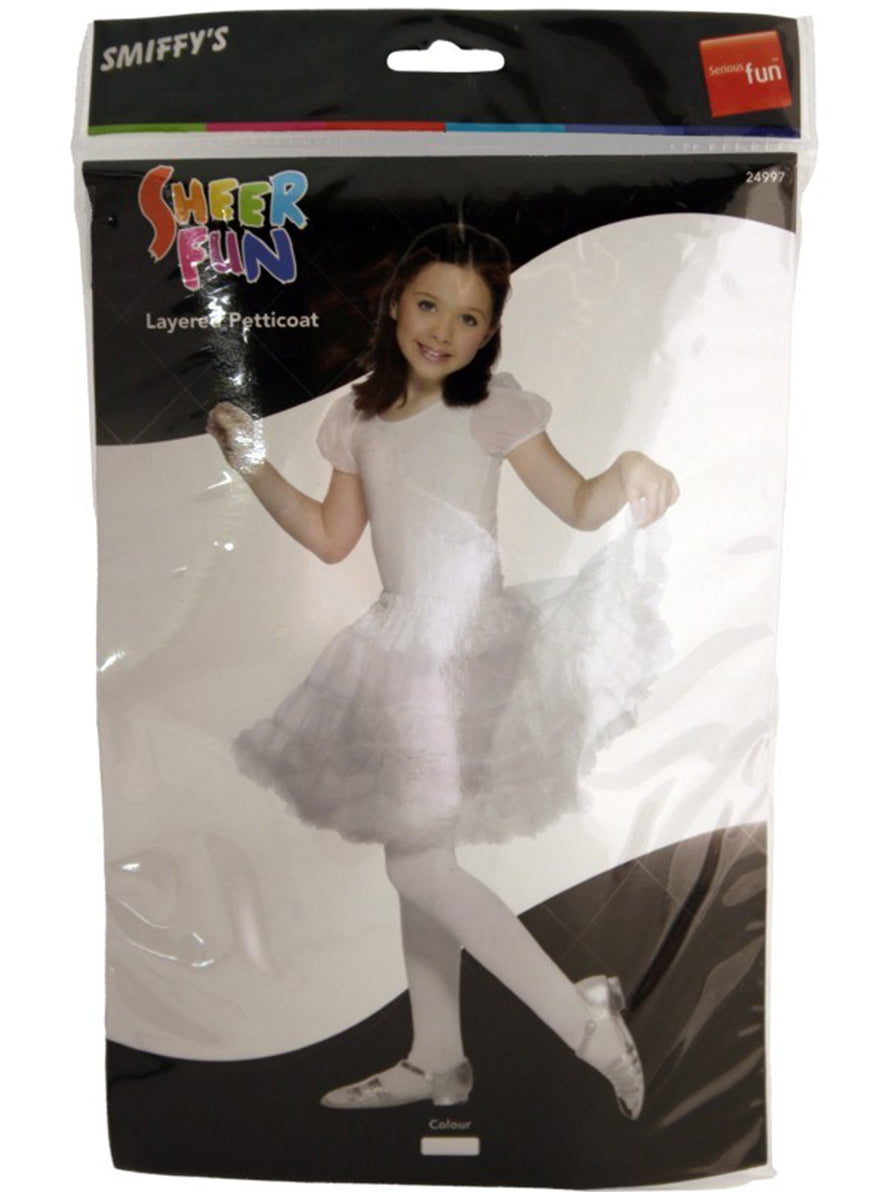 Jupon blanc fille
