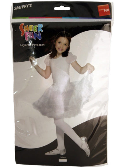Jupon blanc fille