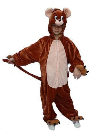 déguisement enfant souris brun