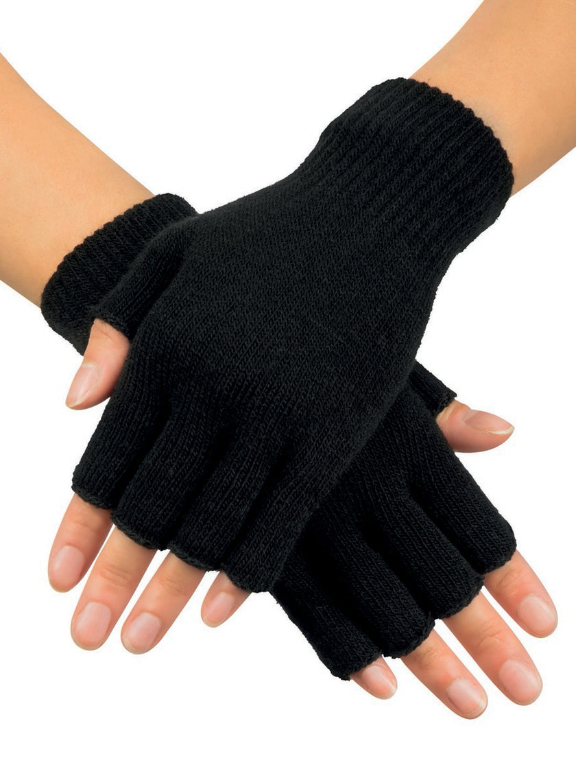 Mitaines noires adulte