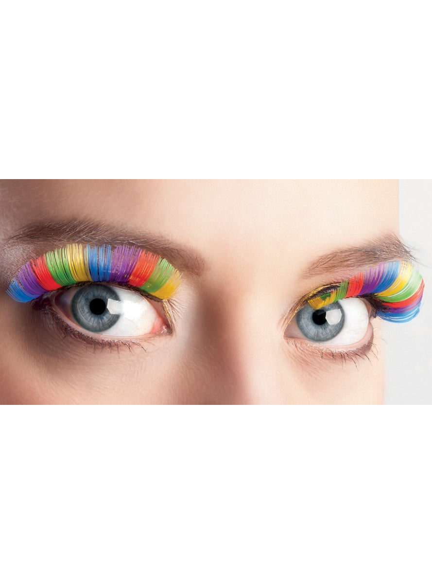 Faux-cils multicolore femme