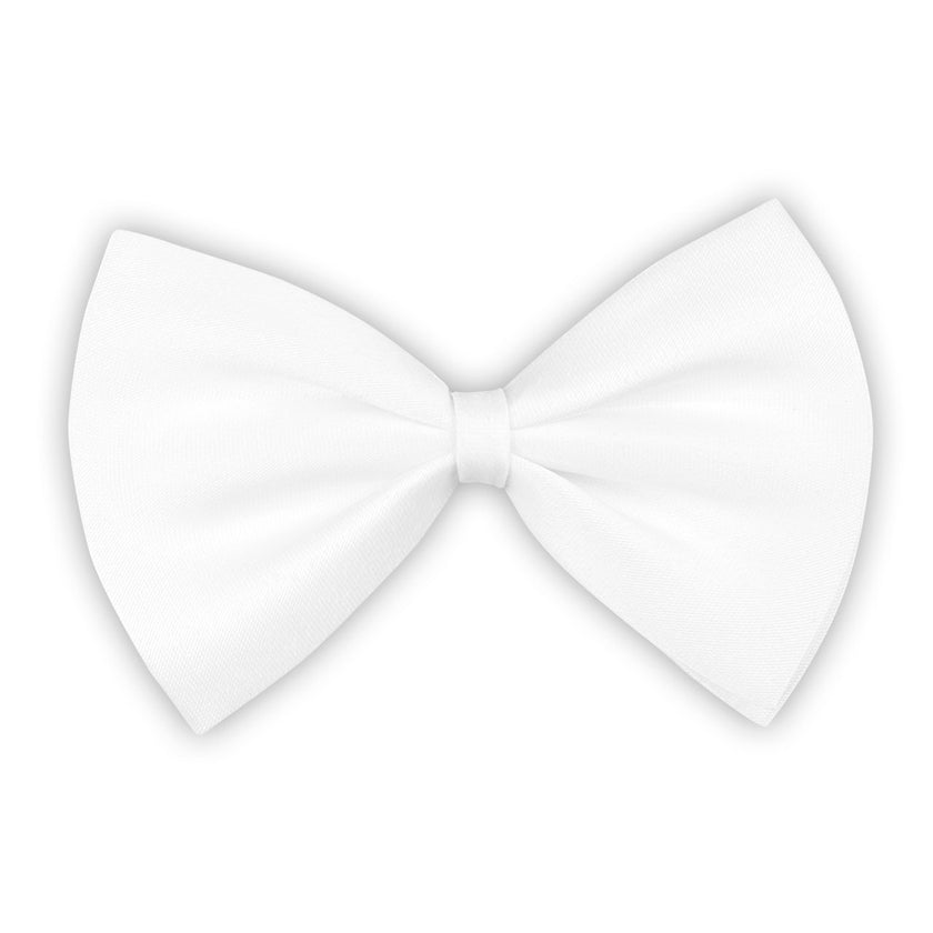 Nœud papillon blanc adulte