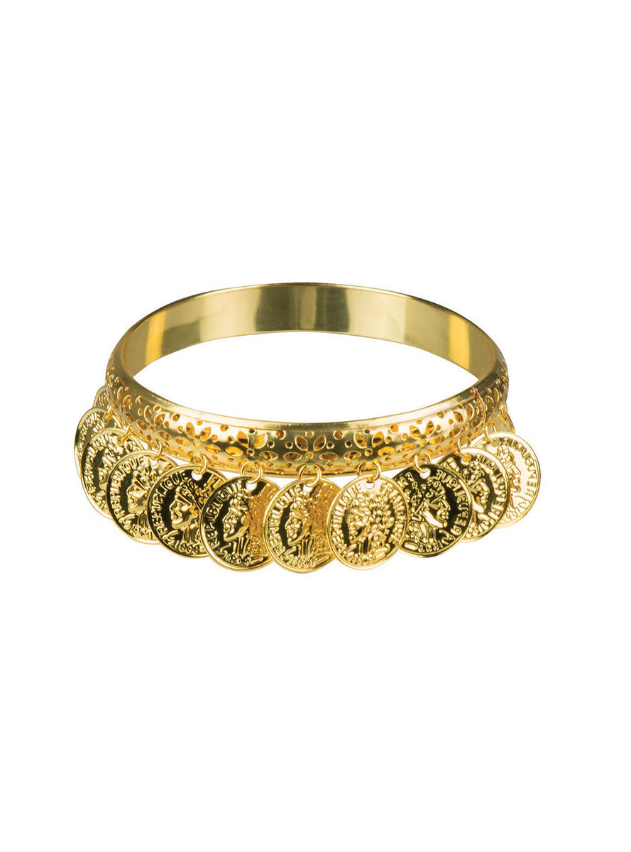 Bracelet doré pièces adulte