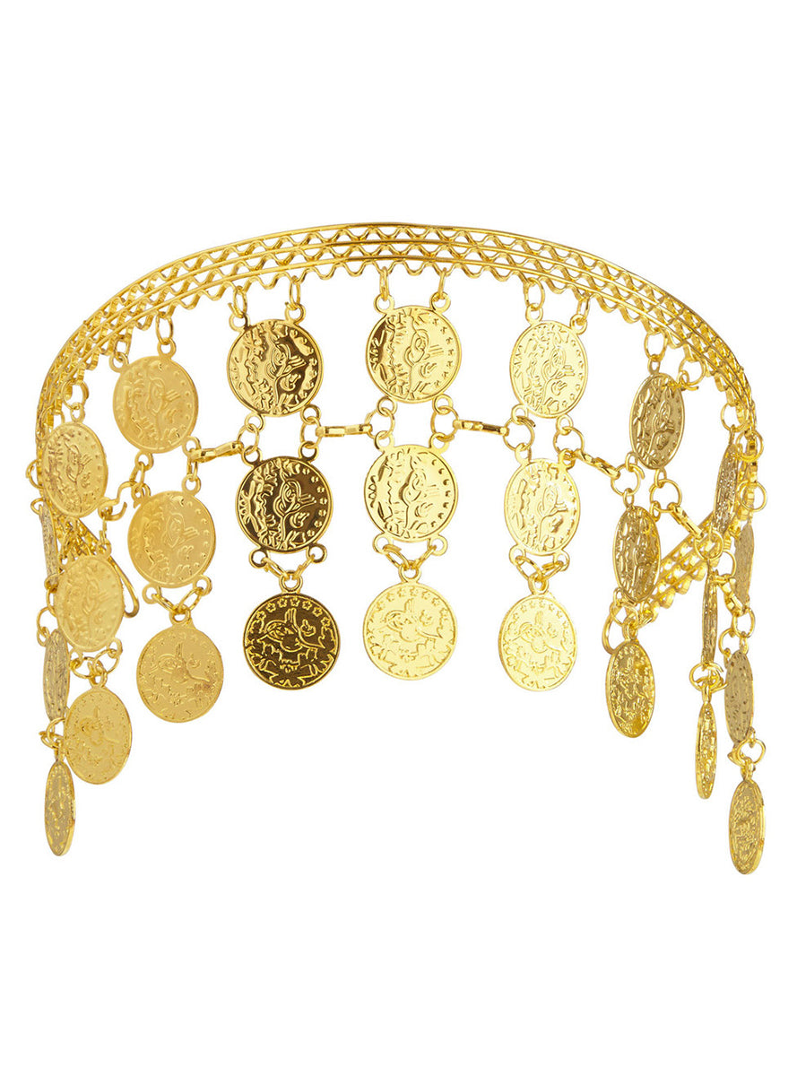 Coiffe pièces d'or femme