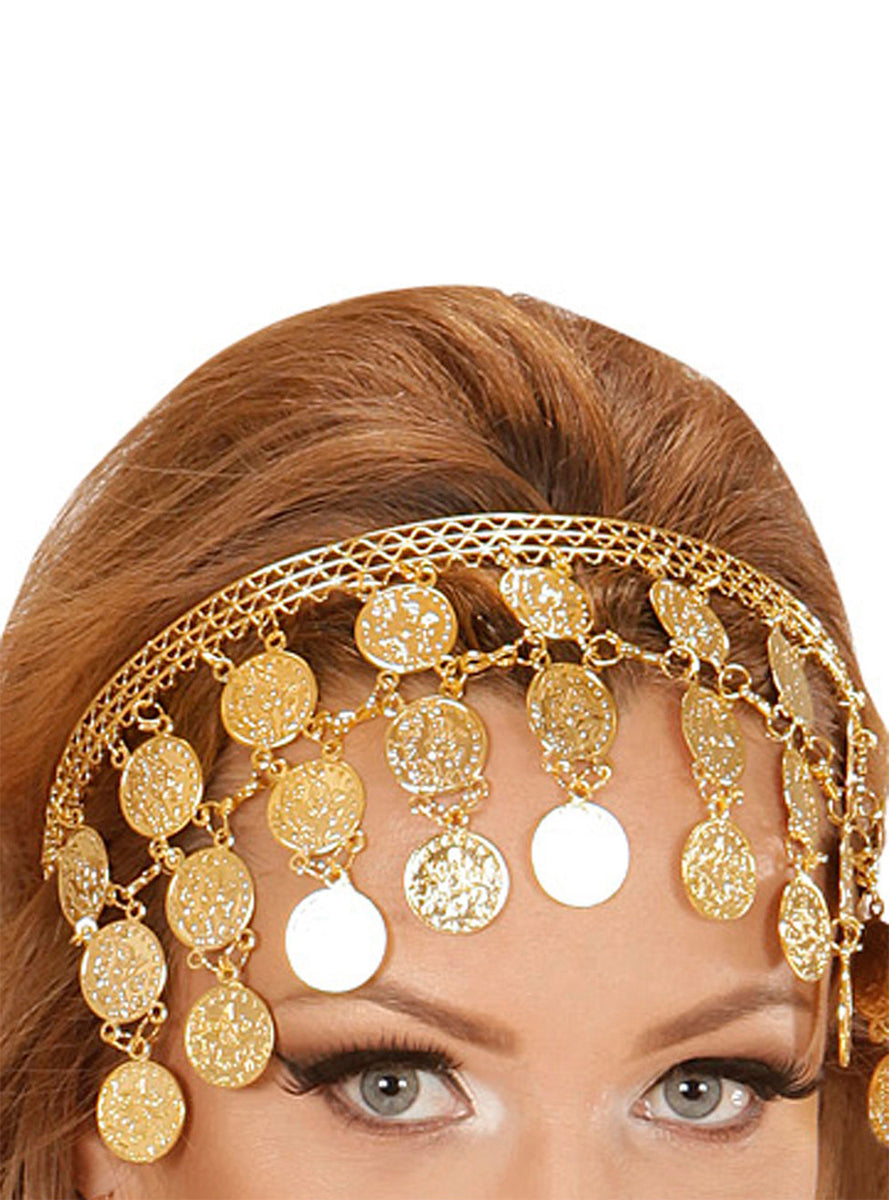 Coiffe pièces d'or femme