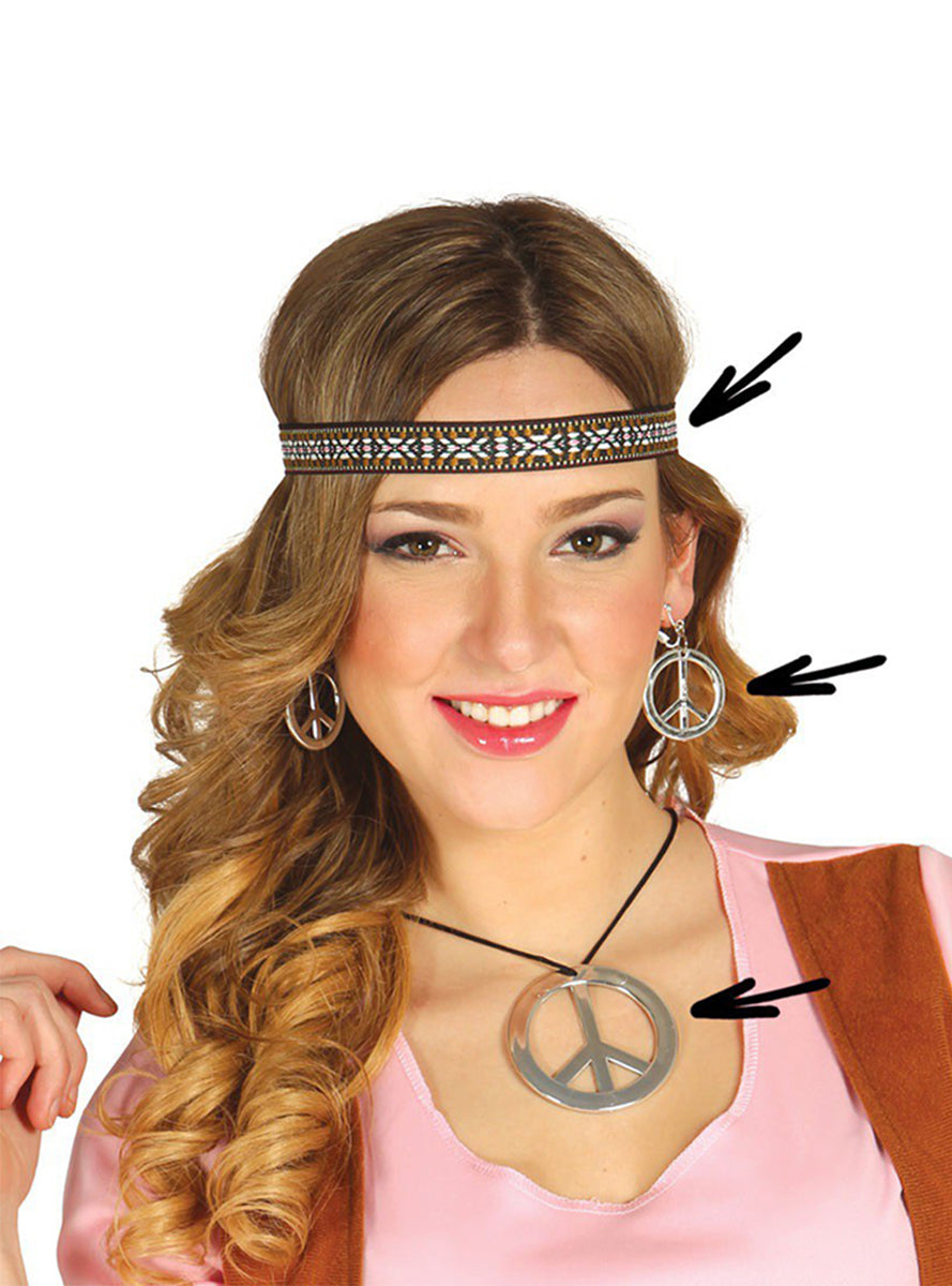 Kit d'accéssoires Hippie pour femme