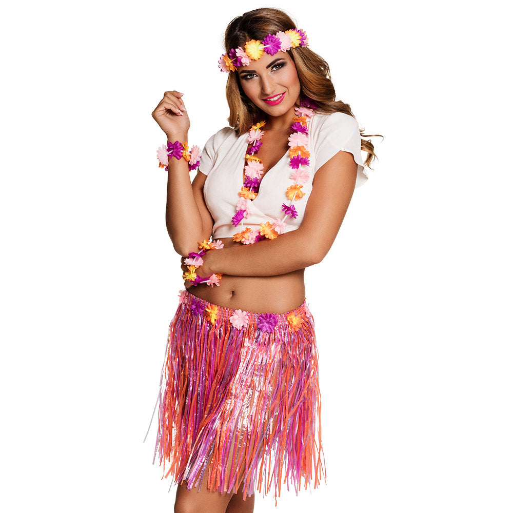 Kit Hawaï fuchsia femme