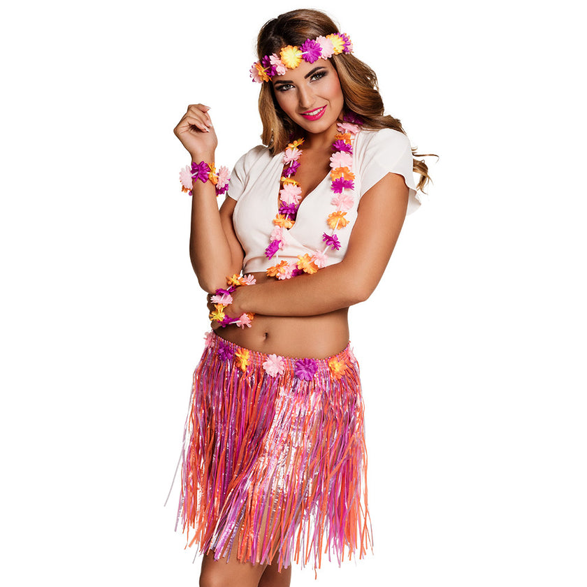 Kit Hawaï fuchsia femme