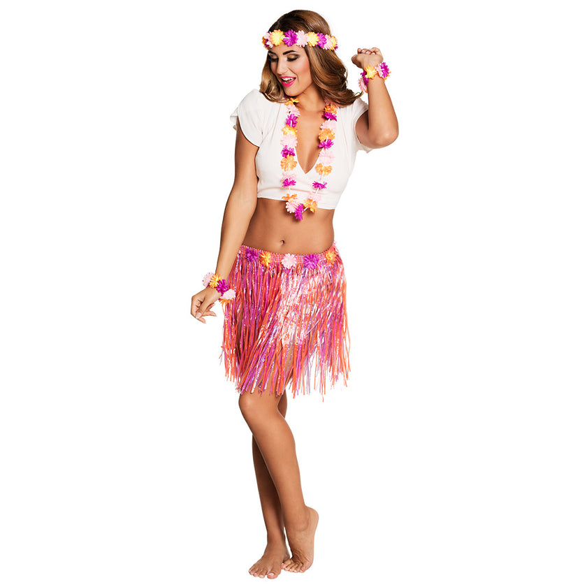 Kit Hawaï fuchsia femme