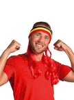 Bandeau sportif Belgique avec cheveux