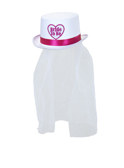 Chapeau Bride to be avec voile