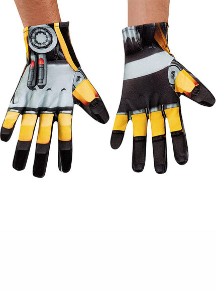 Gants Bumblebee Transformers 4 L'âge de l'extinction pour adulte