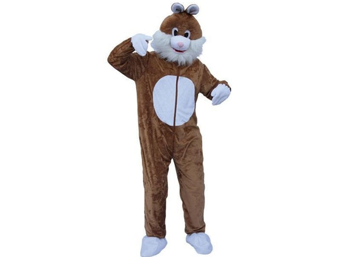 déguisement complet de lapin brun adulte