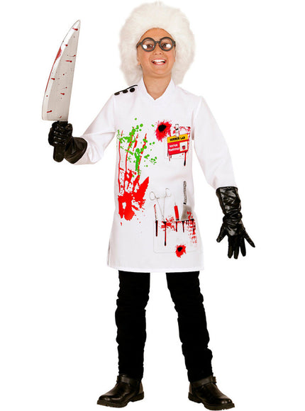 Déguisement scientifique fou enfant