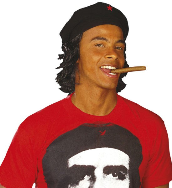 Béret du Che avec perruque