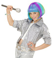 Perruque multicolore carré court fille