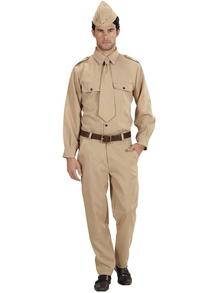 Déguisement soldat de la 2º Guerre Mondiale homme