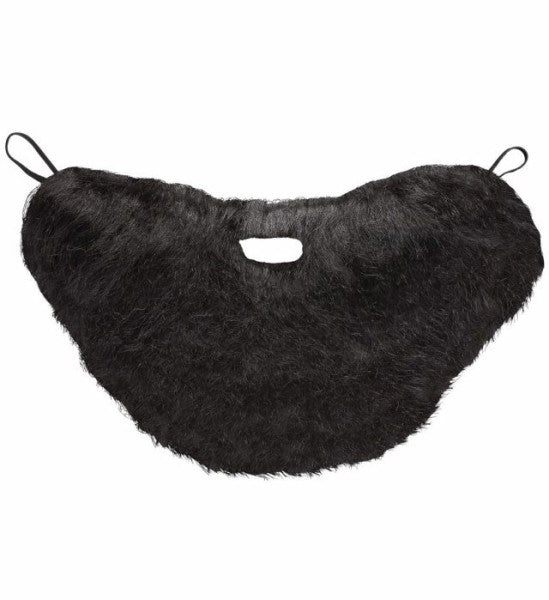 Barbe touffue blonde avec moustache