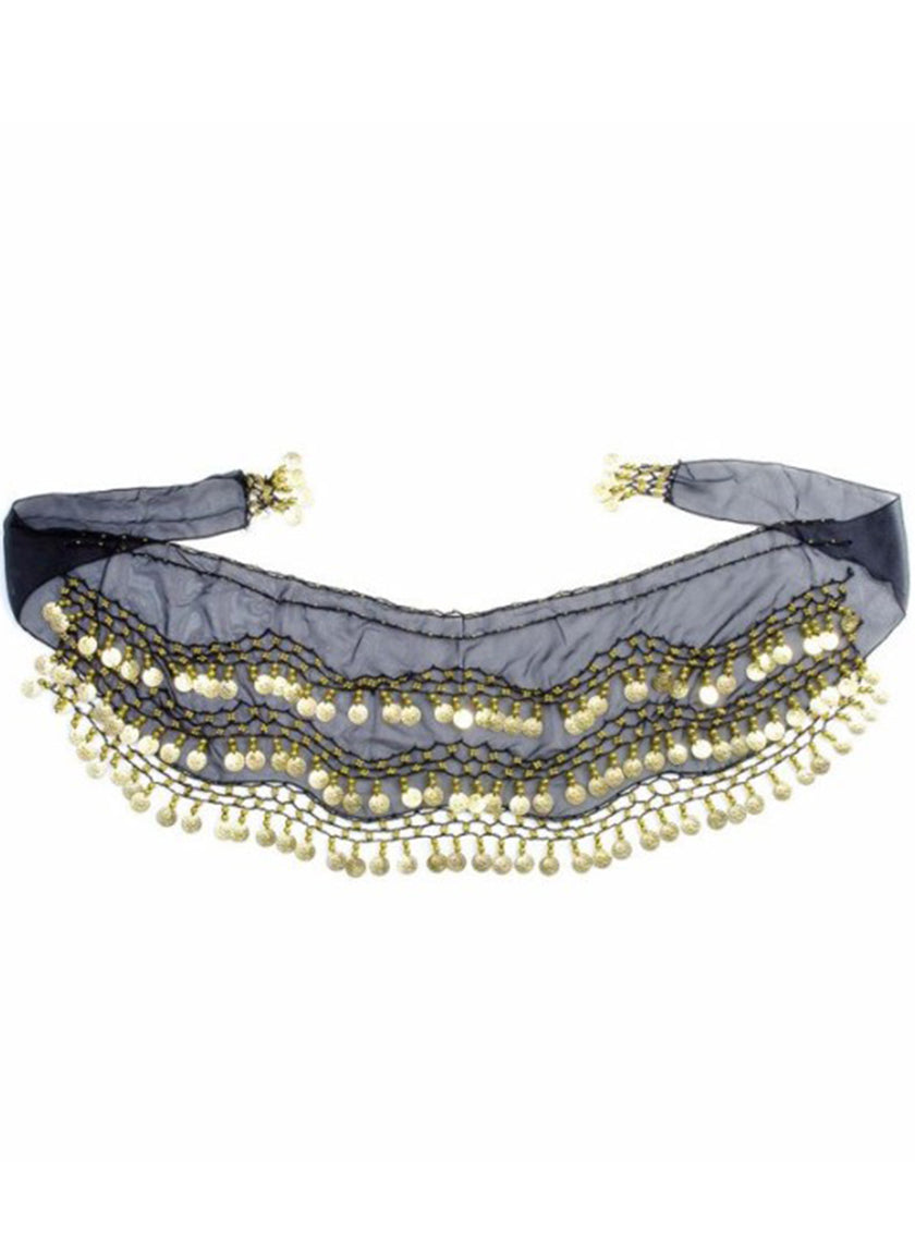 Ceinture danse du ventre noire